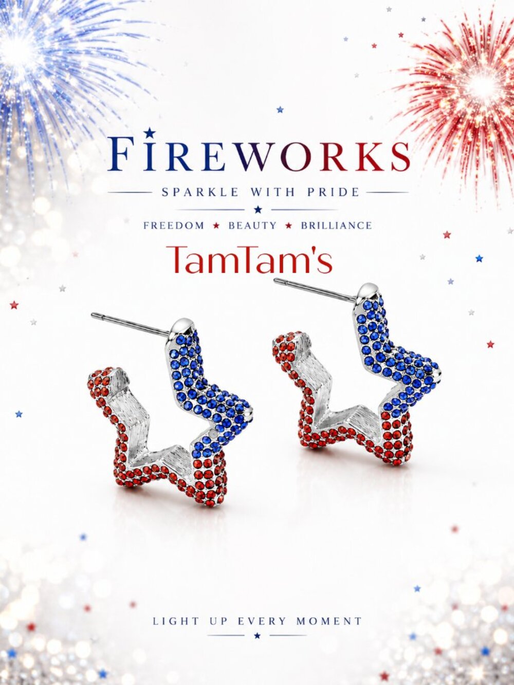 Park Lane Star Fireworks Earrings